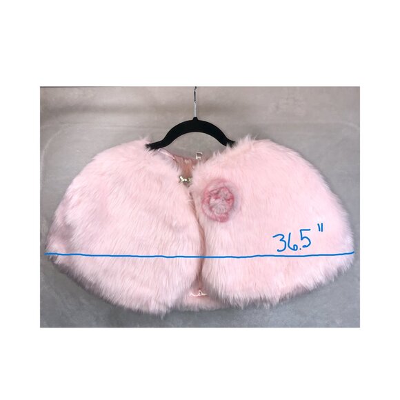 CAPELET,  faux fur, NEW - Picture 6 of 7